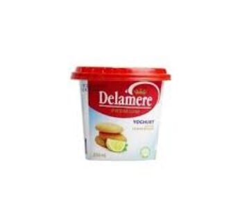 delemere yoghurt with lemon biscuit